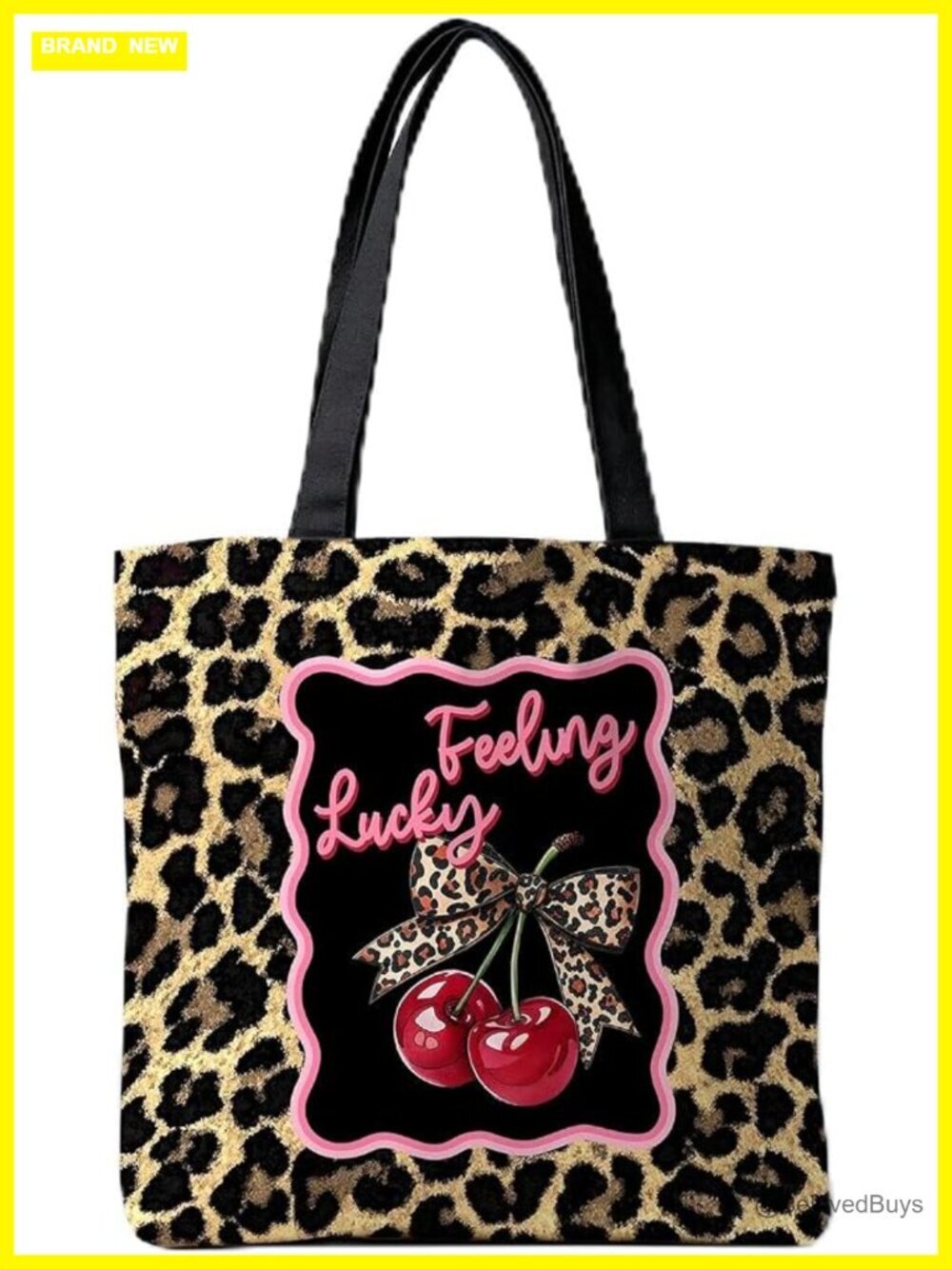 Canvas Tote Bag for Women, Reusable Grocery Bag, Lightweight Polyester,